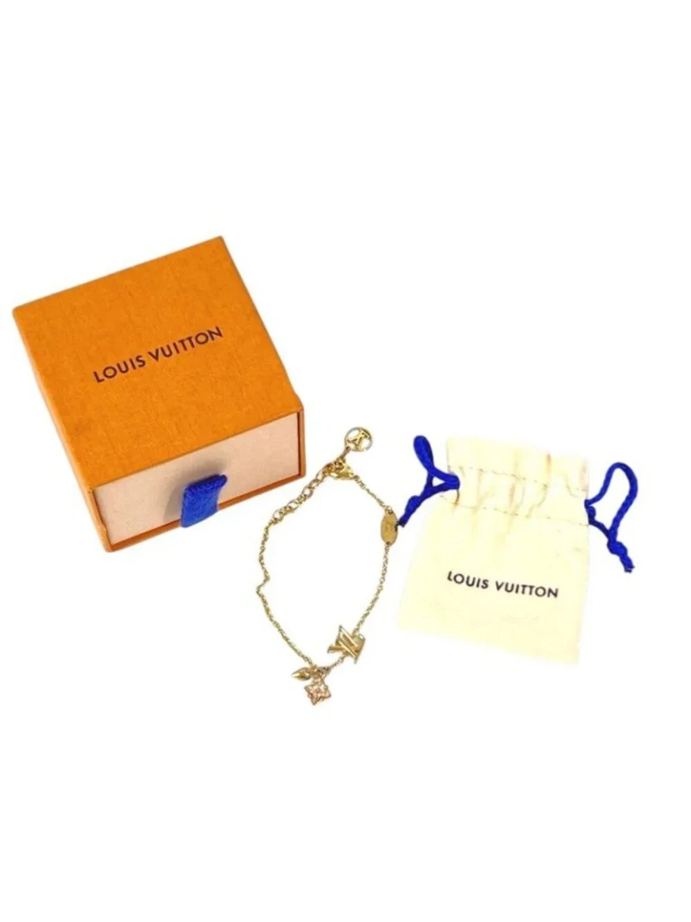 Louis Vuitton Bracelet Lou Gram Metal Gold - Picture 8 of 8